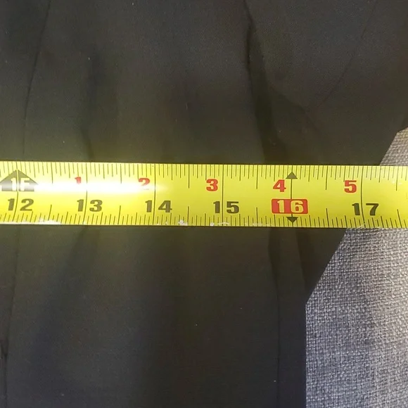 Ralph lauren black label wool blend  women black zip front  jacket blazer size 8 - Picture 13 of 14